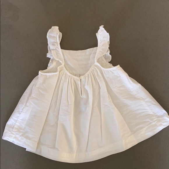 BABY GAP RUFFLED SLEEVELESS BLOUSE TOP - Picture 3 of 4